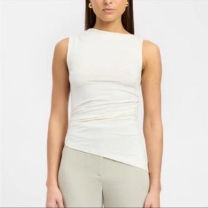 NWT Kookai Alannah Top in Coconut Milk Size 34